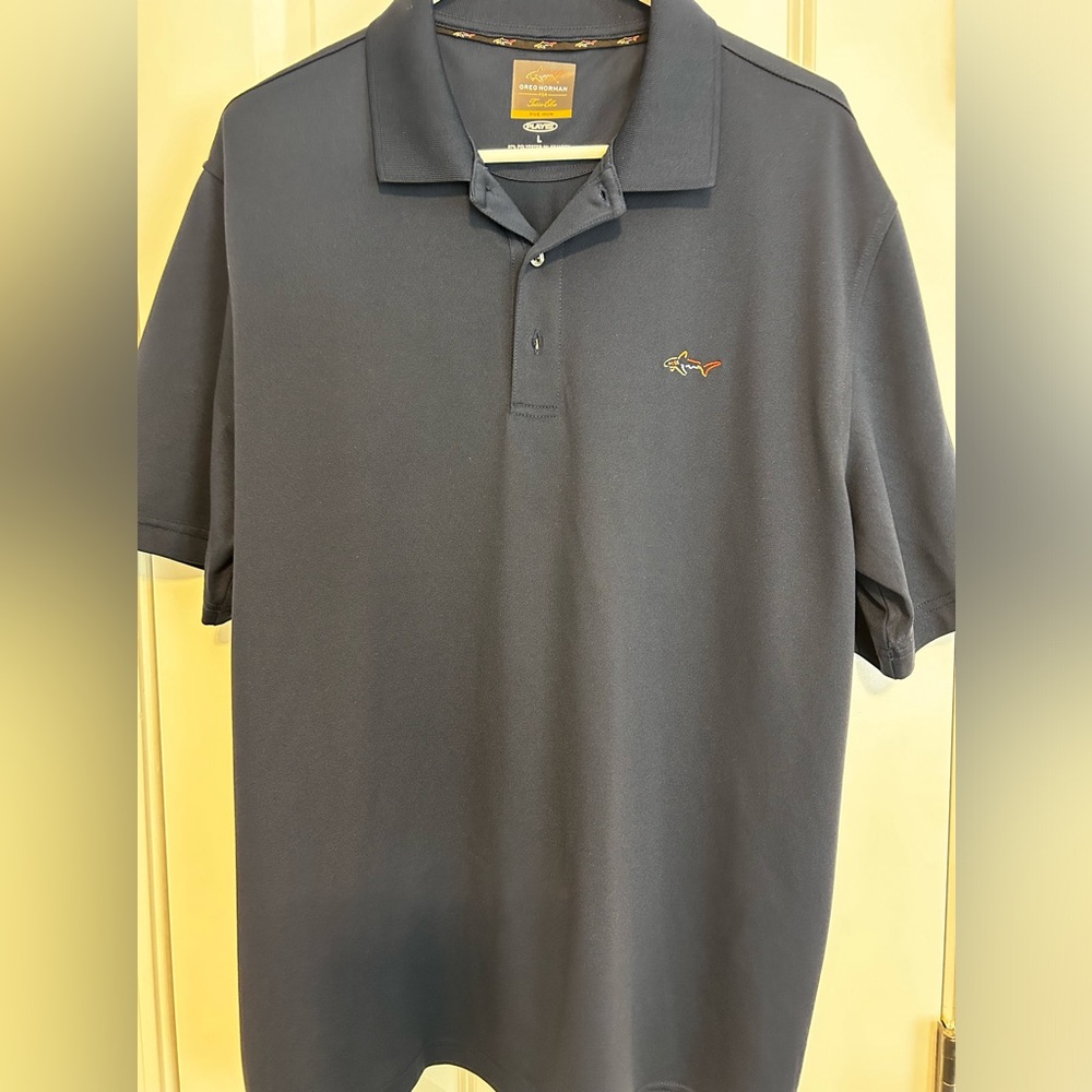 Greg Norman Play Dry Golf Polo Shirt. Men’s size Large.